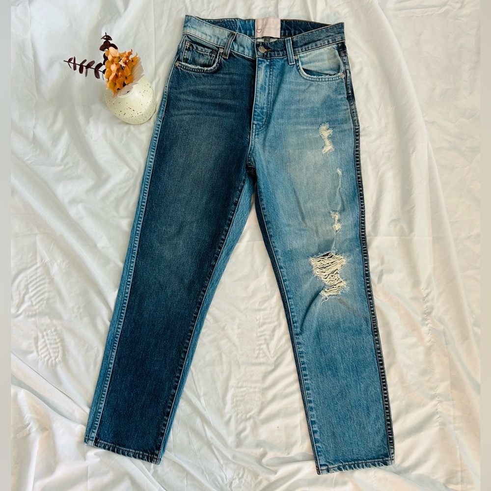 REVICE two-tone jeans